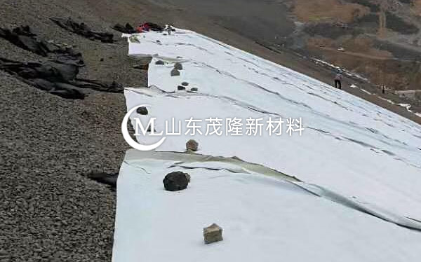 《銀西項目》排水板、復合土工膜施工