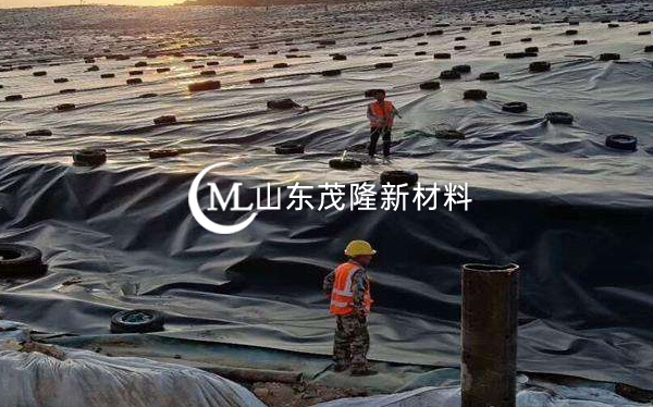 《福建武平垃圾填埋場》土工布、土工膜施工